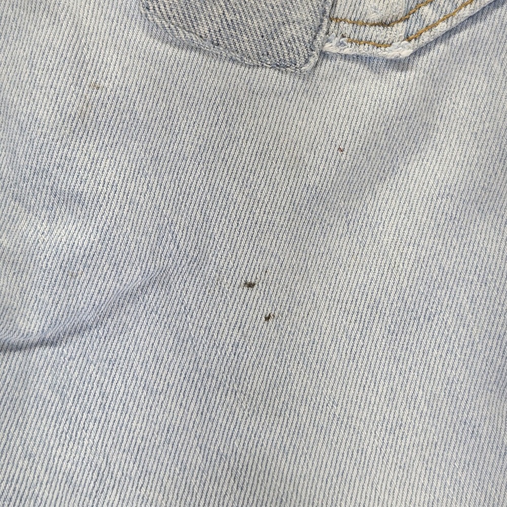 VTG Levis 501 Jeans Mens Blue Light Wash Made In USA Patchwork‎ Fits 29x31 - Picture 9 of 16